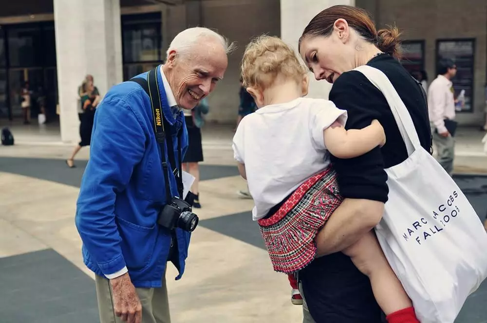 Credit: <a href="https://upload.wikimedia.org/wikipedia/commons/7/7d/Bill_Cunningham_at_Fashion_Week_photographed_by_Jiyang_Chen.jpg">Jiyang Chen</a>