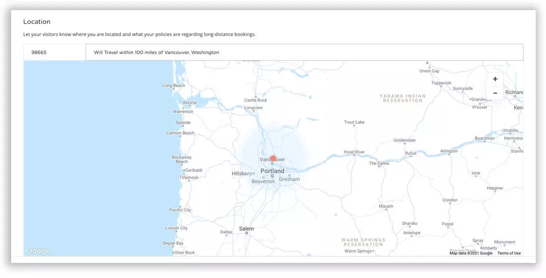 business area map